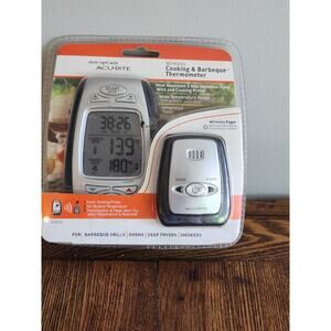 Acurite Wireless Cooking & BBQ Thermometer with Pager Grill Oven Fryer Smoker